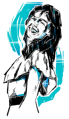 Grafikusművész portré